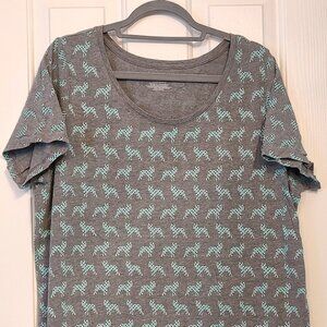 Women's Lane Bryant Short Sleeve Gray Tshirt